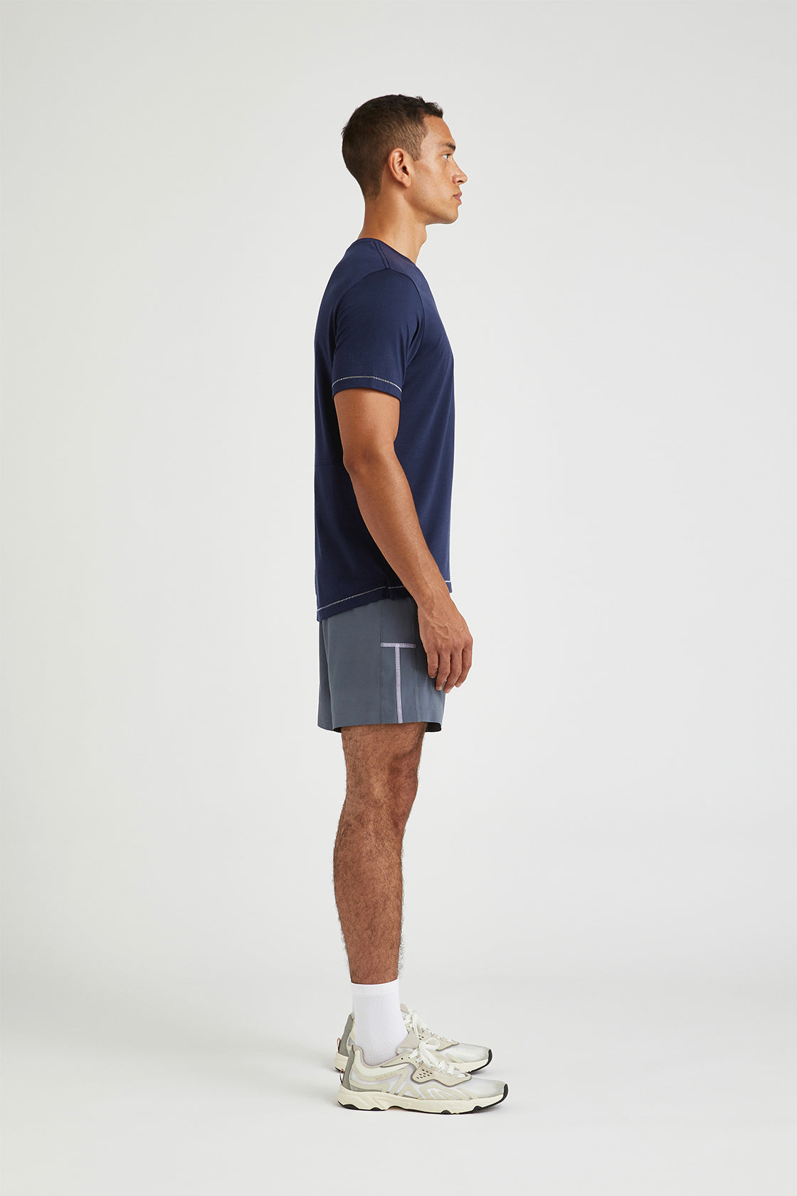 Men's Grey Training Short Colt | Training Shorts - Torsa